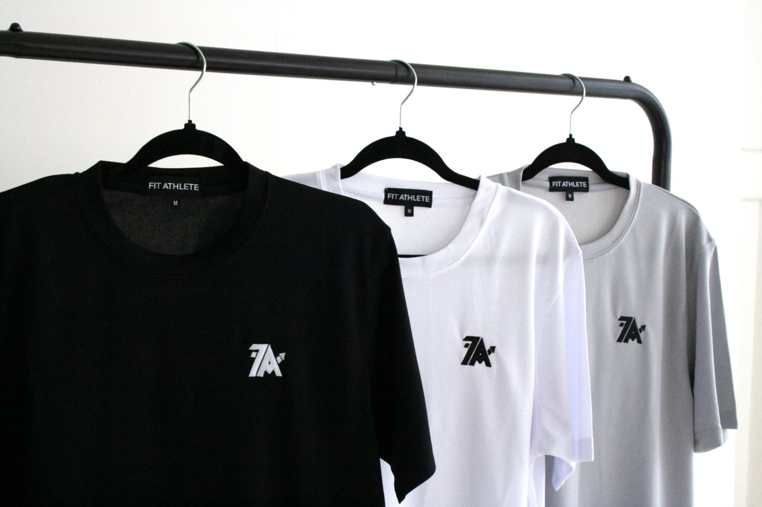 Dri-Fit T-shirt collectie Zwart, Wit en Lichtgrijs